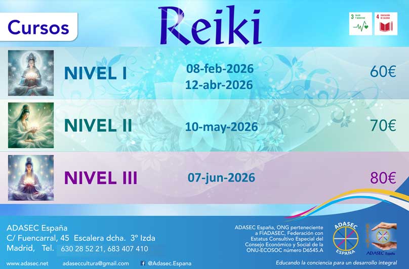 Agenda Reiki Madrid