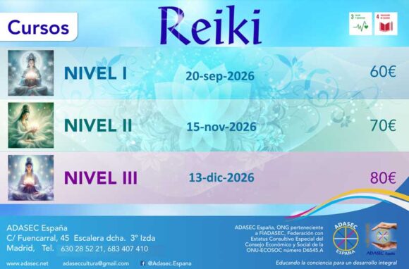 Agenda Reiki Madrid